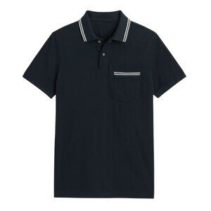 Classic Black Polo Shirt with Contrast Trim